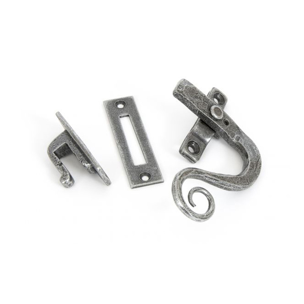 From the Anvil Locking Monkey Tail Window Fastener - Pewter (Right Hand)